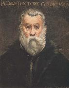 Copie d'apres le Portrait du Tintoret par lui-meme (mk40) Edouard Manet